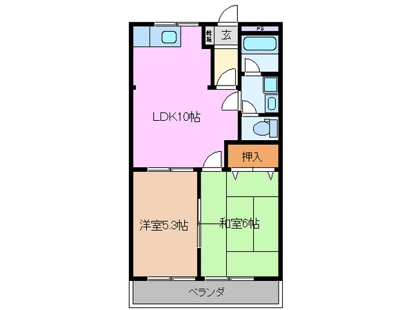 長島駅 徒歩12分 2階の物件間取画像